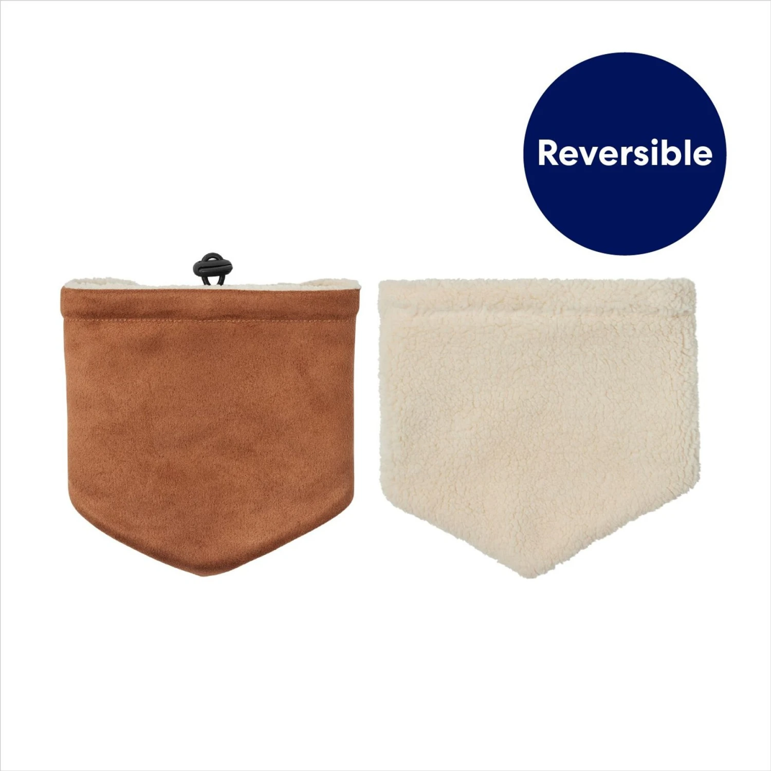 Frisco Reversible Cozy Knit Faux Fur Dog & Cat Pullover Bandana 3 Frisco Reversible Cozy Knit Faux Fur Dog & Cat Pullover Bandana - Image 3