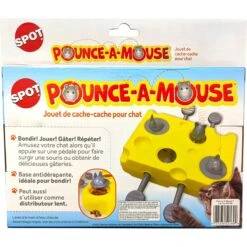 Ethical Pet Pounce A Mouse Treat Dispensing Cat Toy, Yellow -Mewhaus Shop 736558 PT3. AC SS1800 V1683657547