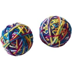 Ethical Pet Sew Much Fun Yarn Ball Cat Toy With Catnip, Multicolor 6 Ethical Pet Sew Much Fun Yarn Ball Cat Toy With Catnip, Multicolor -Mewhaus Shop 736758 PT2. AC SS1800 V1683815173