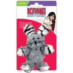 KONG Softies Fuzzy Bunny Cat Toy, Color Varies -Mewhaus Shop 73763 PT3. AC SS1800 V1603164079