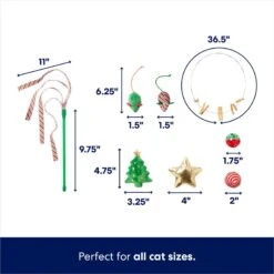 Frisco Holiday Cozy Christmas Sack Variety Pack Cat Toy With Catnip -Mewhaus Shop 740054 PT2. AC SS1800 V1695046483