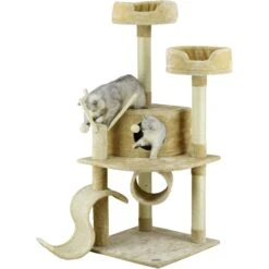 Go Pet Club 55-in Slide Cat Tree -Mewhaus Shop 74037 PT4. AC SS1800 V1510350696