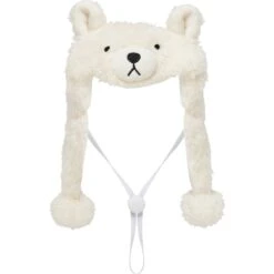 Frisco Plush Polar Bear Dog & Cat Hat -Mewhaus Shop 745614 PT3. AC SS1800 V1694801956