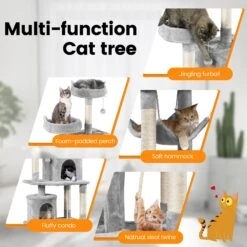 Yaheetech 70.5-inch Multi Level Sisal Cat Tree 11 Yaheetech 70.5-inch Multi Level Sisal Cat Tree -Mewhaus Shop 746934 PT3. AC SS1800 V1671647384