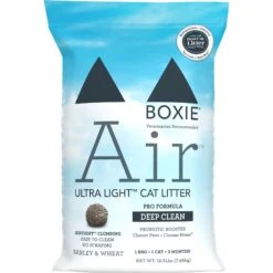 Boxiecat Air Lightweight Deep Clean Probiotic Unscented Clumping Cat Litter
