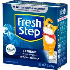 Fresh Step Extreme Odor Control Febreze Scented Clumping Clay Cat Litter -Mewhaus Shop 75561 PT7. AC SS1800 V1694459348