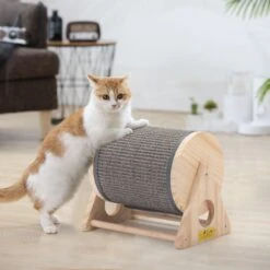 Coziwow Rotatable Cat Scratcher Post With Catnip, Beige -Mewhaus Shop 756718 PT6. AC SS1800 V1674056377