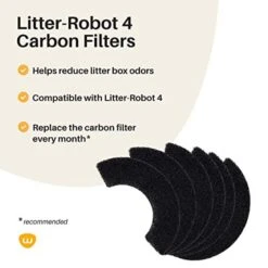 Litter-Robot-4 Carbon Filters -Mewhaus Shop 769566 PT2. AC SS1800 V1678457701