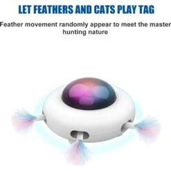 Shele UFO Interactive Cat Toy, White, Small -Mewhaus Shop 771318 PT5. AC SS1800 V1676052632