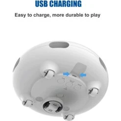 Shele UFO Interactive Cat Toy, White, Small -Mewhaus Shop 771318 PT7. AC SS1800 V1676052570