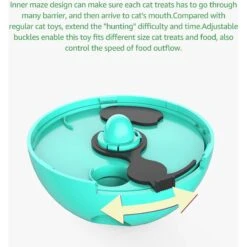 Shele Tumbler Interactive Cat Toy, Turquoise -Mewhaus Shop 771334 PT6. AC SS1800 V1676063311