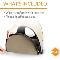 K&H Pet Products Thermo Mod Cat Shelter Weatherproof Outdoor Heated Cat House -Mewhaus Shop 78552 PT3. AC SS1800 V1683567935