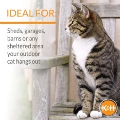 K&H Pet Products Thermo Mod Cat Shelter Weatherproof Outdoor Heated Cat House -Mewhaus Shop 78552 PT5. AC SS1800 V1696516429