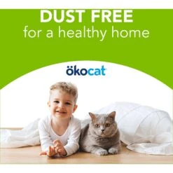 Okocat Dust-Free Unscented Non-Clumping Paper Pellet Cat Litter -Mewhaus Shop 78964 PT6. AC SS1800 V1588887373