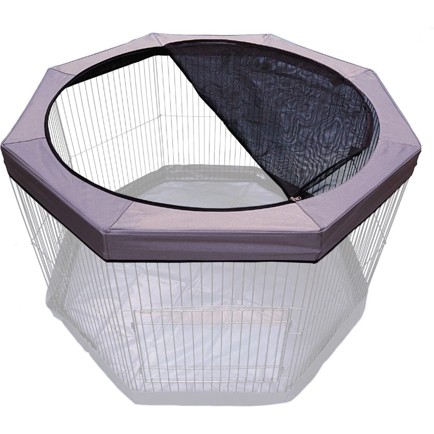 Marshall Skylight Cat & Small-Pet Playpen Cover, Gray, Medium 1 Marshall Skylight Cat & Small-Pet Playpen Cover, Gray, Medium