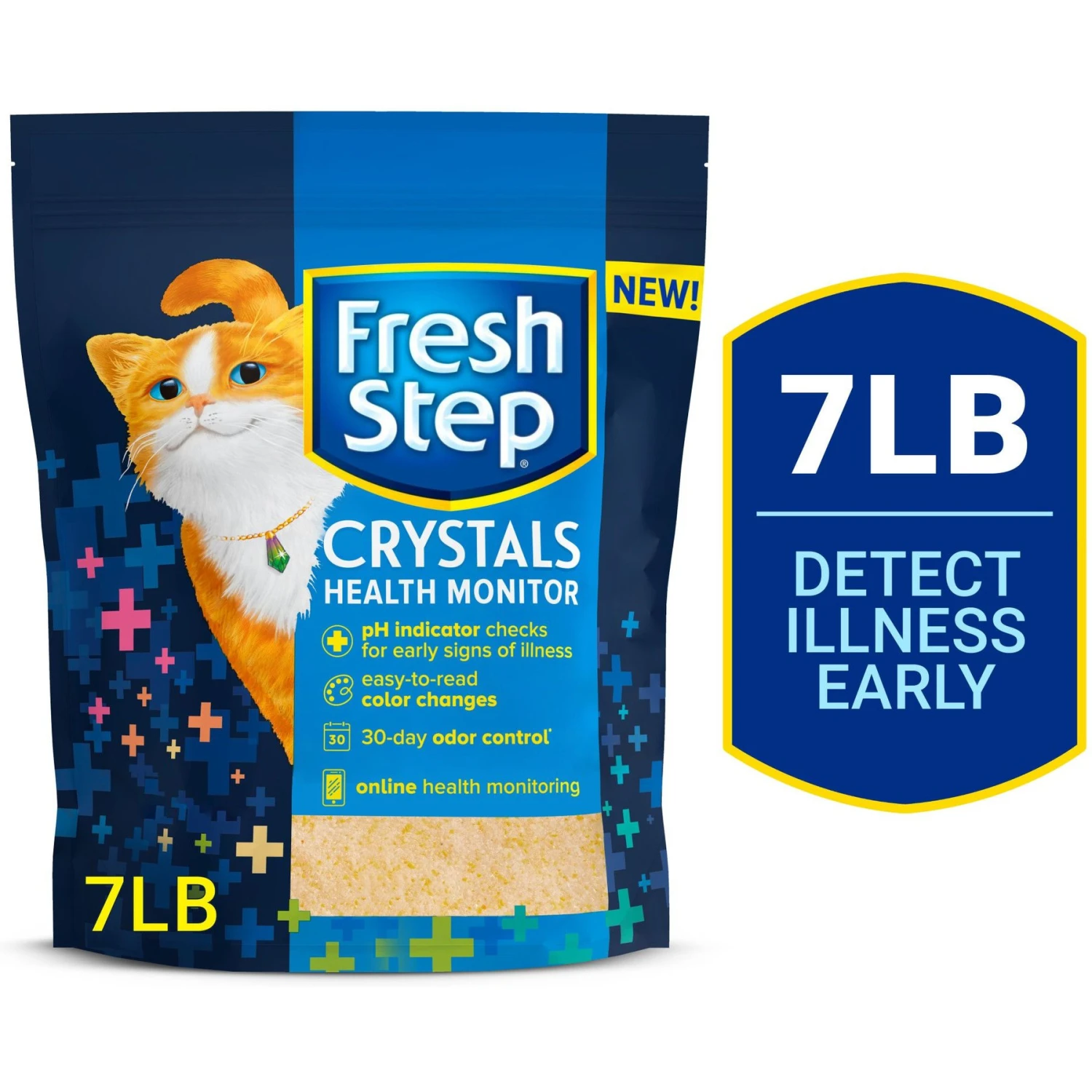 Fresh Step Crystals Health Monitor Unscented Cat Litter 1 Fresh Step Crystals Health Monitor Unscented Cat Litter