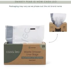 Casa Leo Leo's Loo Lavender Scented Self-Cleaning Drawstring Waste Drawer Box Liners -Mewhaus Shop 802494 PT5. AC SS1800 V1703871568