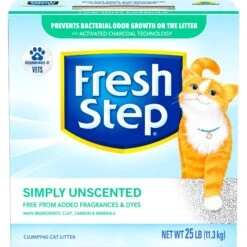 Fresh Step Simply Unscented Clumping Clay Cat Litter -Mewhaus Shop 80298 PT6. AC SS1800 V1694455089