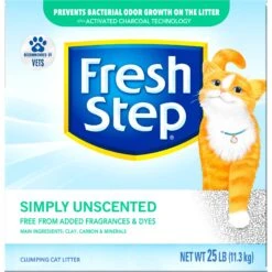 Fresh Step Simply Unscented Clumping Clay Cat Litter -Mewhaus Shop 80298 PT8. AC SS1800 V1694455087