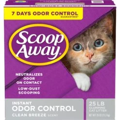 Scoop Away Clean Breeze Scented Clumping Clay Cat Litter -Mewhaus Shop 80313 PT4. AC SS1800 V1694465214