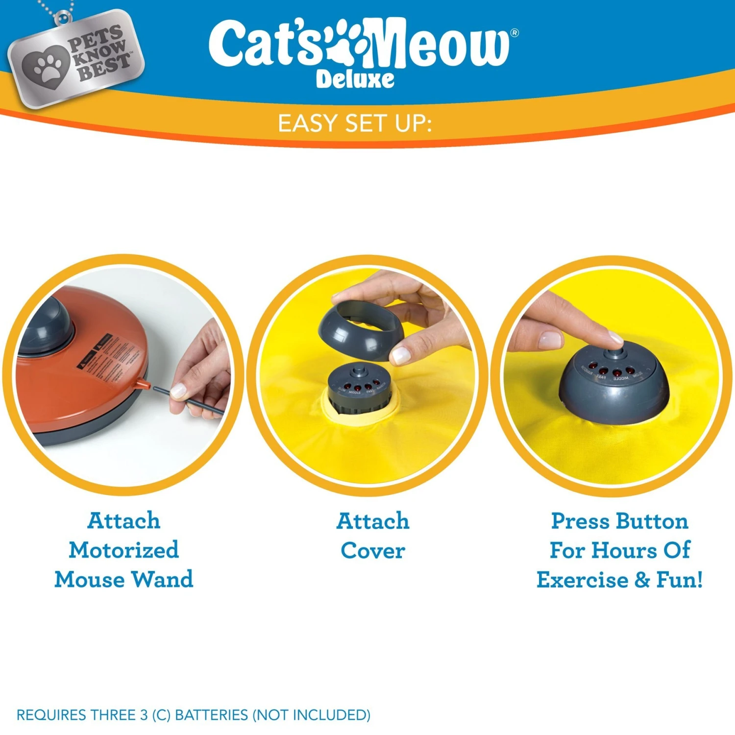 Cat's Meow Motorized Chaser Cat Toy 4 Cat's Meow Motorized Chaser Cat Toy - Image 4