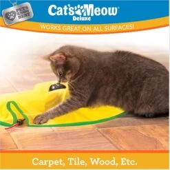 Cat's Meow Motorized Chaser Cat Toy 11 Cat's Meow Motorized Chaser Cat Toy -Mewhaus Shop 804382 PT4. AC SS1800 V1678741858