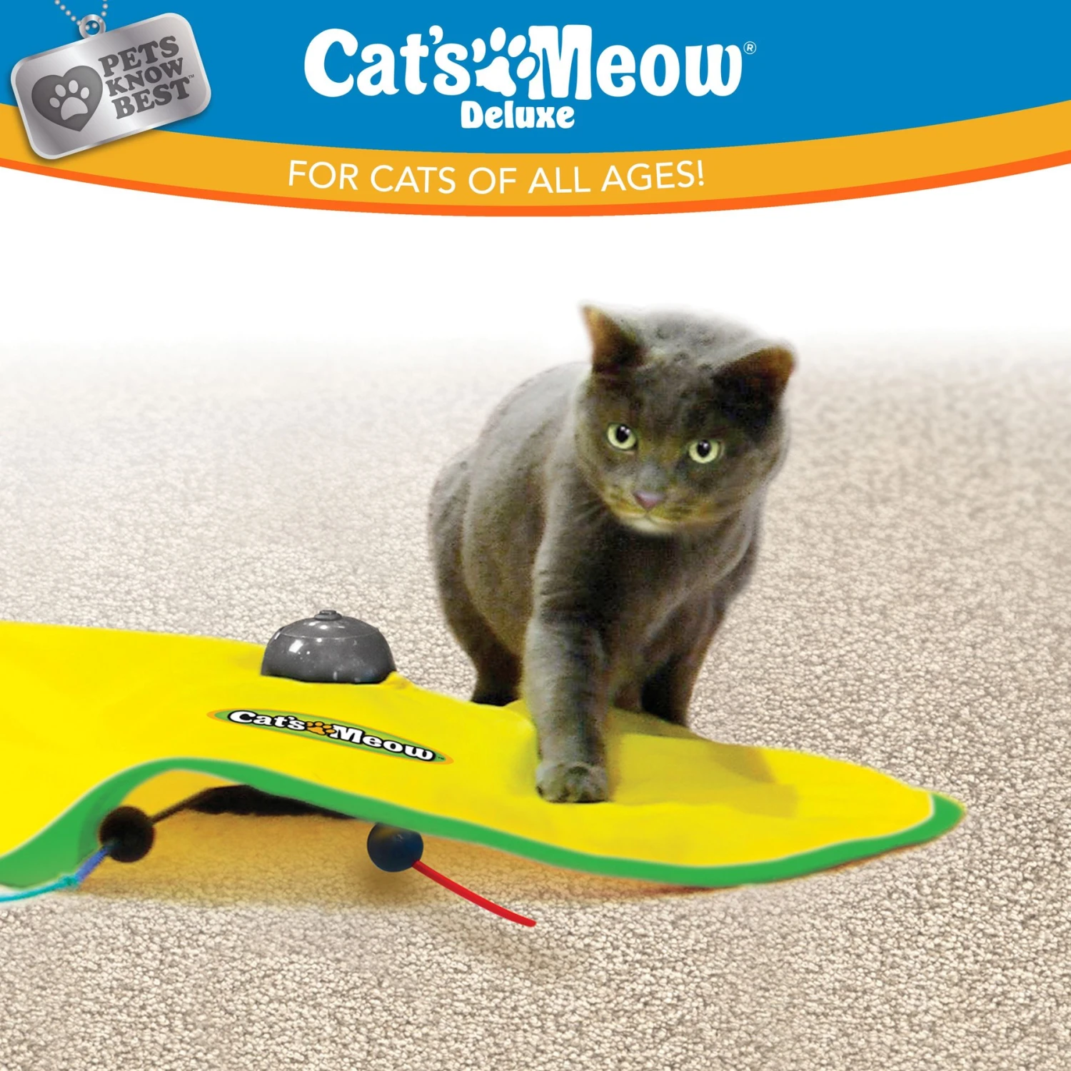 Cat's Meow Motorized Chaser Cat Toy 7 Cat's Meow Motorized Chaser Cat Toy - Image 7
