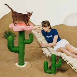 VETRESKA Blooming Cactus 41-in Cat Tree 14 VETRESKA Blooming Cactus 41-in Cat Tree -Mewhaus Shop 805102 PT5. AC SS1800 V1680528999