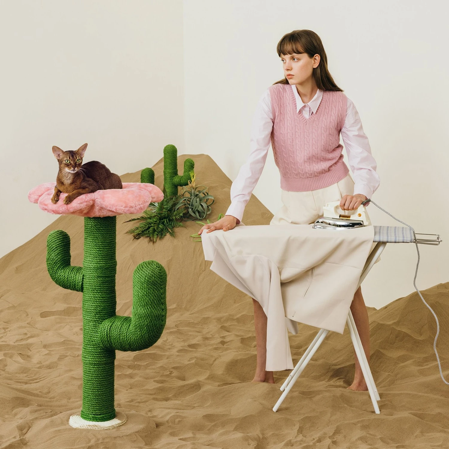 VETRESKA Blooming Cactus 41-in Cat Tree 8 VETRESKA Blooming Cactus 41-in Cat Tree - Image 8