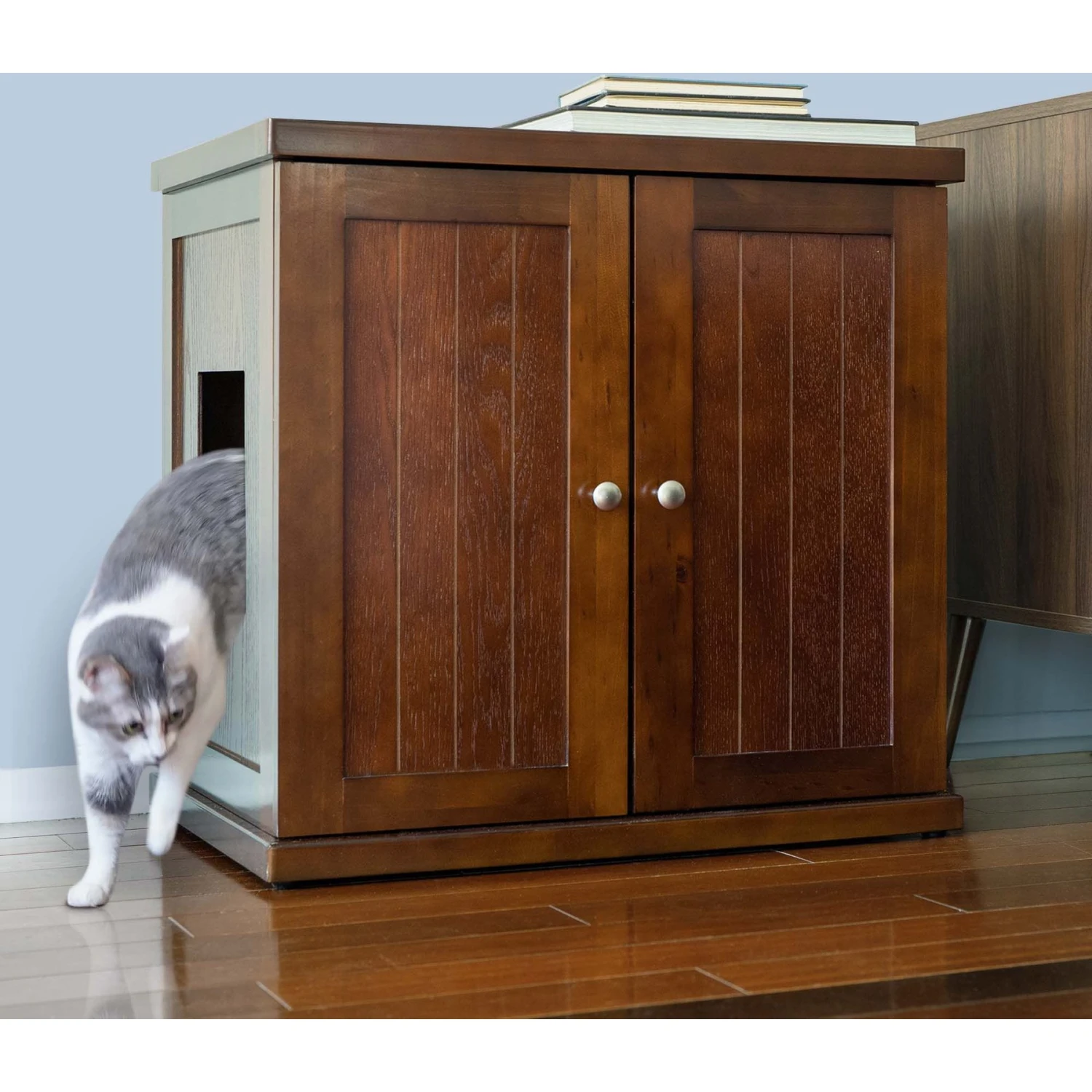 The Refined Feline Cottage Deluxe Cat Litter Box 1 The Refined Feline Cottage Deluxe Cat Litter Box