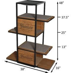 ZooVilla Country Crate Cat Tree, Brown 7 ZooVilla Country Crate Cat Tree, Brown -Mewhaus Shop 823982 PT3. AC SS1800 V1683567937
