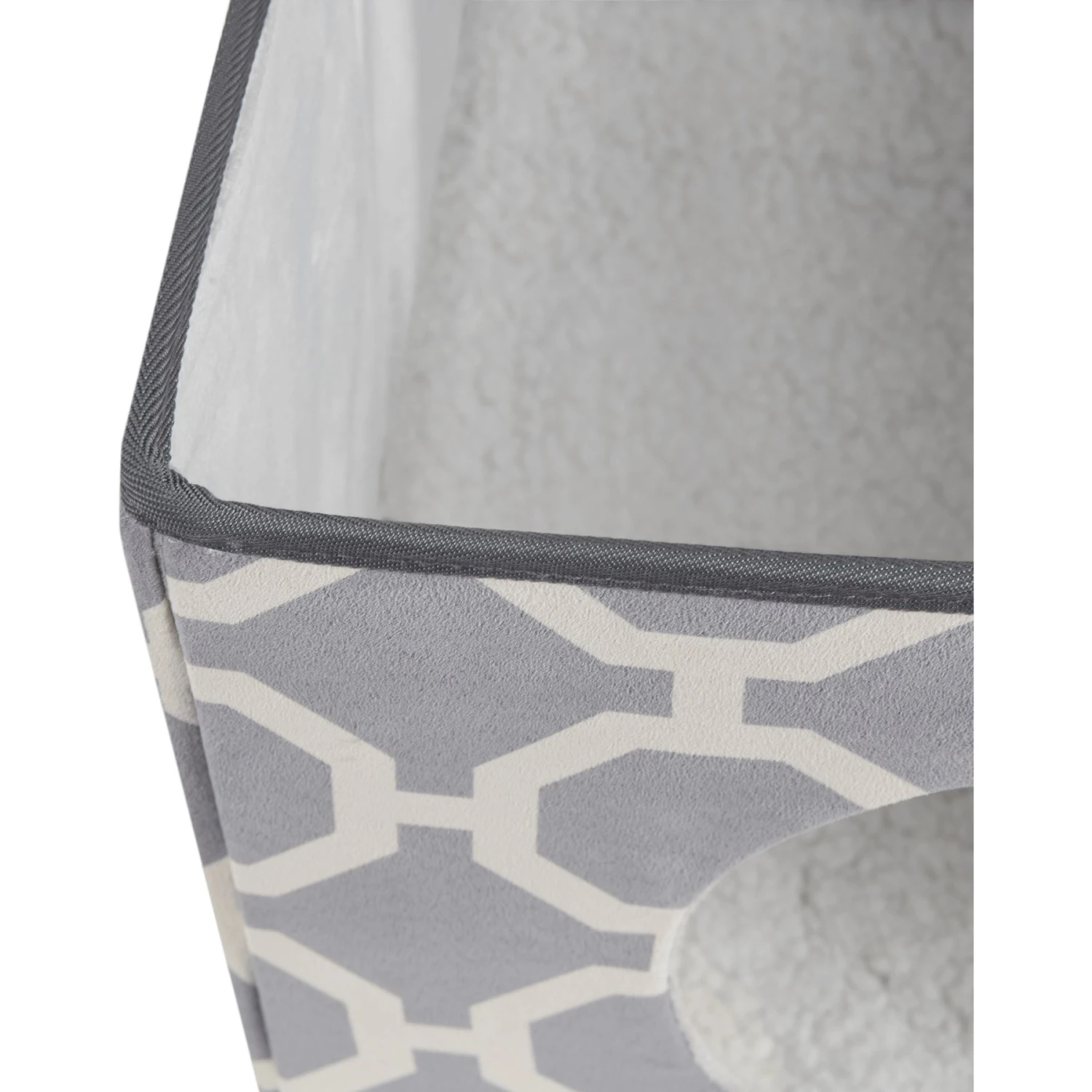 Friends Forever Taylor Collapsible Cube Cat House & Ottoman, Grey 6 Friends Forever Taylor Collapsible Cube Cat House & Ottoman, Grey - Image 6