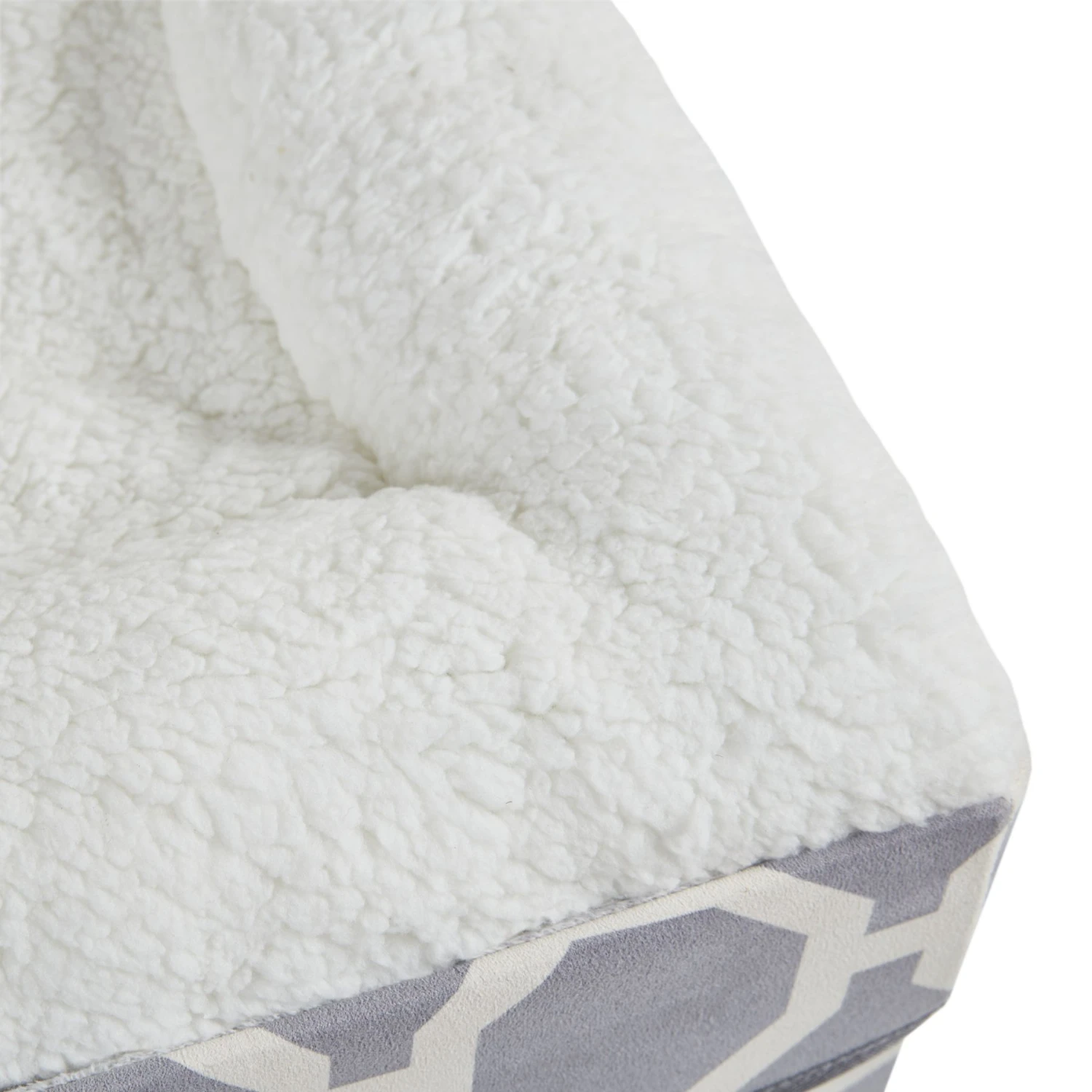 Friends Forever Taylor Collapsible Cube Cat House & Ottoman, Grey 7 Friends Forever Taylor Collapsible Cube Cat House & Ottoman, Grey - Image 7