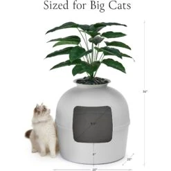 Bundle & Bliss Secret Litter Box Hidden Cat Litter Box Plant -Mewhaus Shop 897430 PT5. AC SS1800 V1687891877