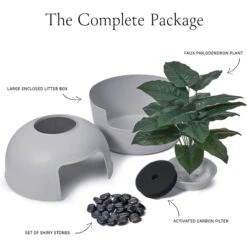 Bundle & Bliss Secret Litter Box Hidden Cat Litter Box Plant -Mewhaus Shop 897430 PT7. AC SS1800 V1687885964