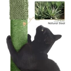 Yaheetech Cactus 42-in Plush Cat Tree -Mewhaus Shop 899510 PT6. AC SS1800 V1687964380
