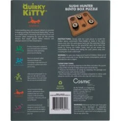 Quirky Kitty Bento Box Puzzle Cat Toy -Mewhaus Shop 900086 PT4. AC SS1800 V1689017081