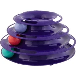 Quirky Kitty Three Layer Ball Track Cat Toy
