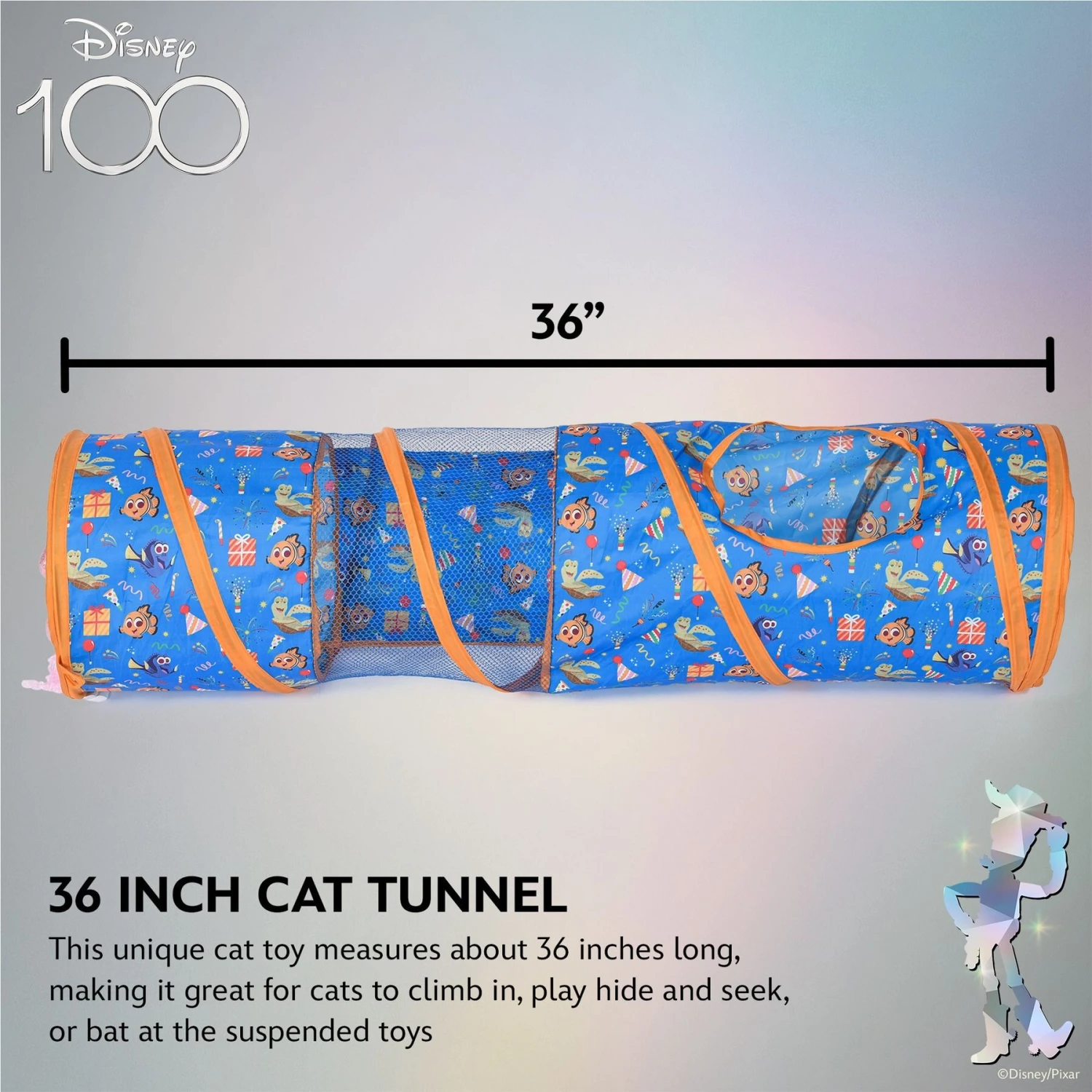 Disney / Pixar DISNEY PIXAR Finding Nemo Jellyfish Tunnel Cat Toy Multicolor 6 Disney / Pixar DISNEY PIXAR Finding Nemo Jellyfish Tunnel Cat Toy Multicolor - Image 6