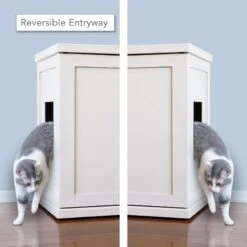 The Refined Feline Deluxe Cat Litter Box, X-Large, White -Mewhaus Shop 908230 PT2. AC SS1800 V1689275972