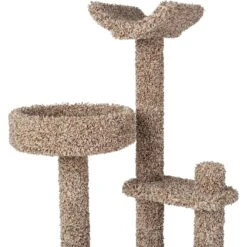 Frisco 64-in Real Carpet Wooden Cat Tree And Condo -Mewhaus Shop 914950 PT3. AC SS1800 V1697733163