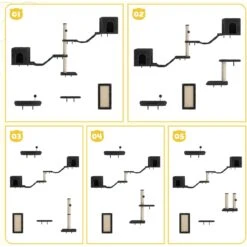 Coziwow Wall Mounted Cat Shelves -Mewhaus Shop 918590 PT3. AC SS1800 V1689970415