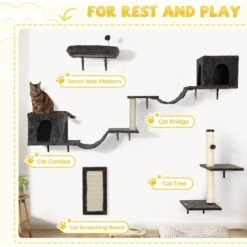Coziwow Wall Mounted Cat Shelves -Mewhaus Shop 918590 PT4. AC SS1800 V1689971338