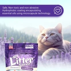 Little Litter Savers Natural Fresh Scent Lavender Cat Litter Deodorizer, 1-oz Bag, 3 Count 11 Little Litter Savers Natural Fresh Scent Lavender Cat Litter Deodorizer, 1-oz Bag, 3 Count -Mewhaus Shop 931278 PT4. AC SS1800 V1691175227