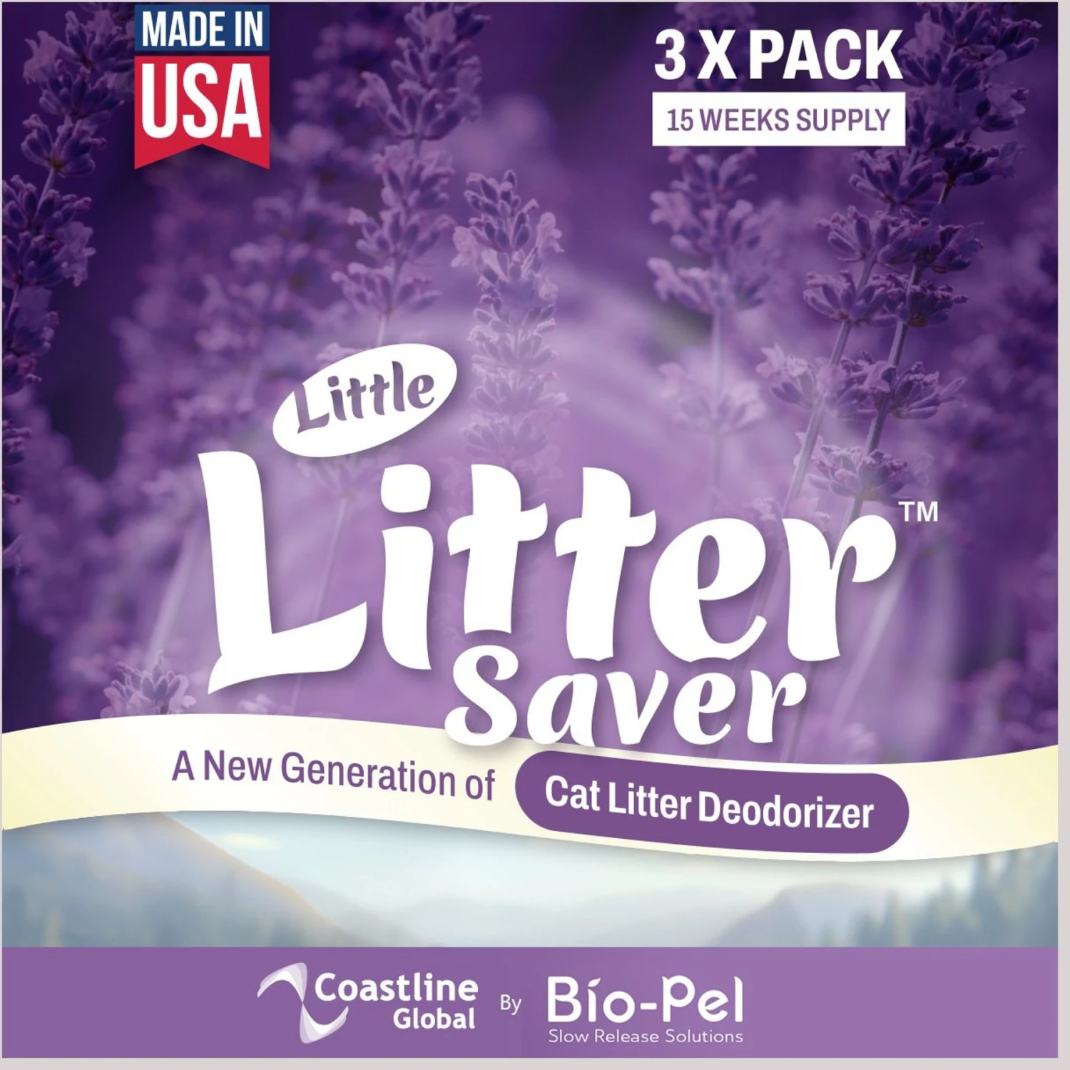 Little Litter Savers Natural Fresh Scent Lavender Cat Litter Deodorizer, 1-oz Bag, 3 Count 7 Little Litter Savers Natural Fresh Scent Lavender Cat Litter Deodorizer, 1-oz Bag, 3 Count - Image 7