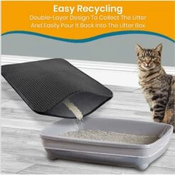 PAWBEE Cat Litter Mat, 30 X 24-in -Mewhaus Shop 944870 PT3. AC SS1800 V1693317637