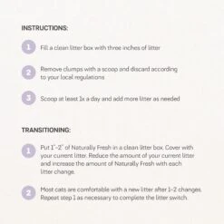 Naturally Fresh Harmony Lavender & Bamboo Scented Clumping Cat Litter -Mewhaus Shop 961182 PT8. AC SS1800 V1697711089